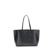 Tory Burch Black Calf Leather Bos Taurus Handbag