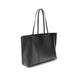 Tory Burch Black Calf Leather Bos Taurus Handbag