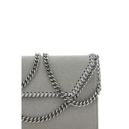 Stella McCartney Gray Polyester Shoulder Bag