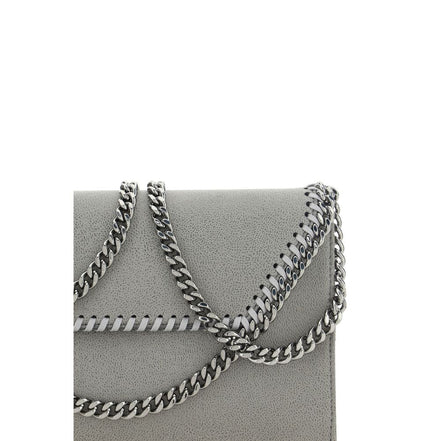 Stella McCartney Gray Polyester Shoulder Bag