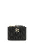 Miu Miu Black Lamb Ovis Aries Aries Wallet