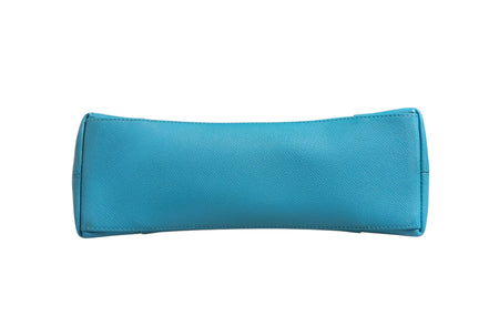 Balenciaga Calfskin S Downtown Blue Shoulder Bag