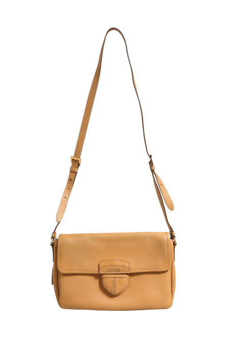 Prada Sidonie Beige Pebble Leather shoulder bag