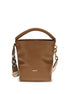Burberry Brown Calf Leather Bos Taurus Backet Bag