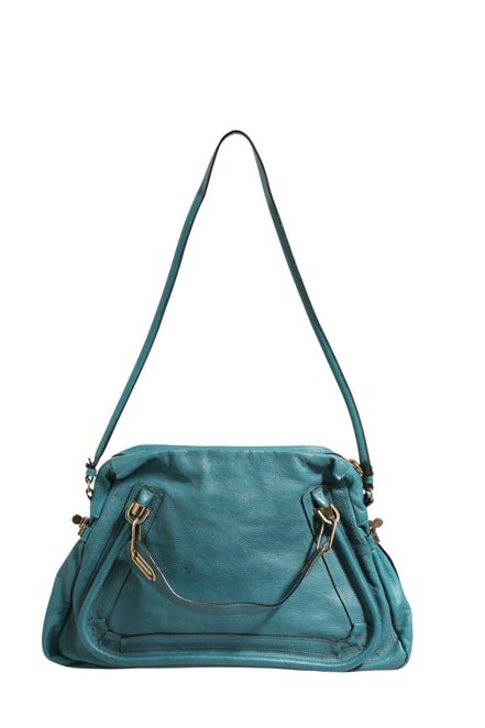 Chloé Paraty Bag in Aquamarine Leather