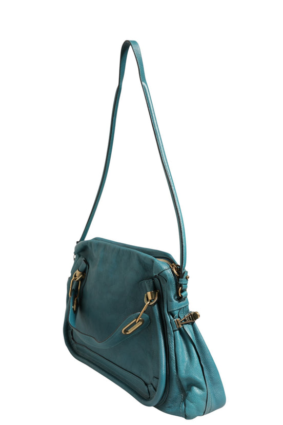 Τσάντα Chloé Paraty σε Δέρμα Aquamarine