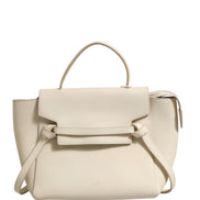 Celine Nano Belt Bag Grained Calfskin Chalk