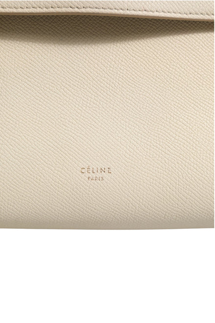 Celine Nano Belt Bag Grained Calfskin Chalk