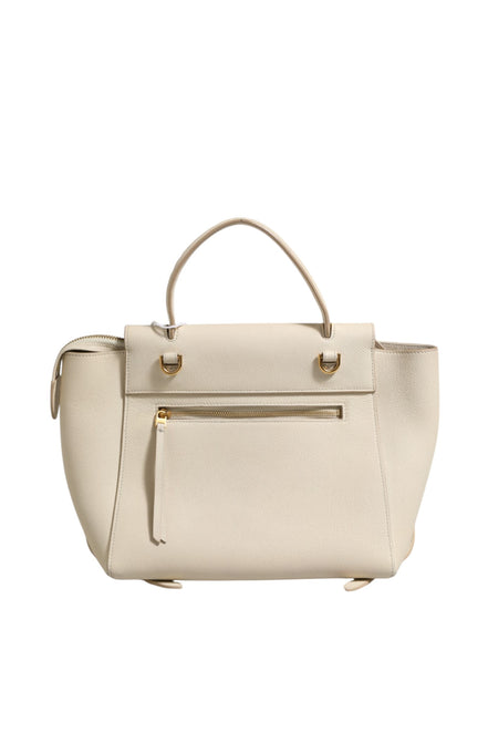 Celine Nano Belt Bag Grained Calfskin Chalk