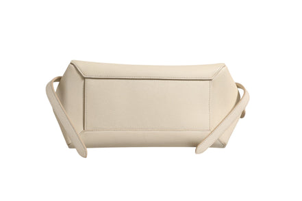 Celine Nano Belt Bag Grained Calfskin Chalk