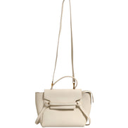 Celine Nano Belt Bag Grained Calfskin Chalk