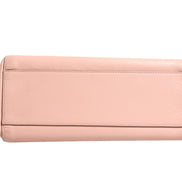 Gucci Pink And White Calfskin Small Nymphaea Top Handle Bag