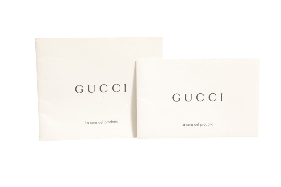 Gucci Nymphaea Bamboo Top Handle Leather Bag