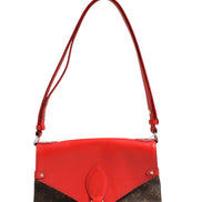 Louis Vuitton Saint Michel Monogram Epi Τσάντα Ώμου Coquelicot
