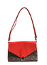 Louis Vuitton Saint Michel Monogram Epi Shoulder Bag Coquelicot