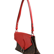 Louis Vuitton Saint Michel Monogram Epi Τσάντα Ώμου Coquelicot
