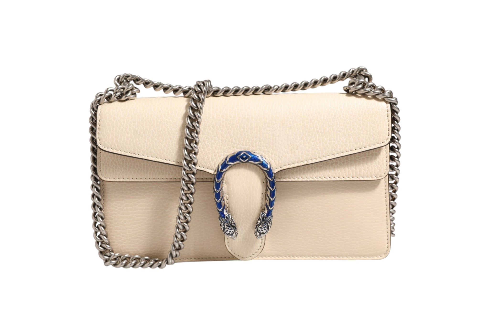 Gucci Dionysus White Leather Handbag