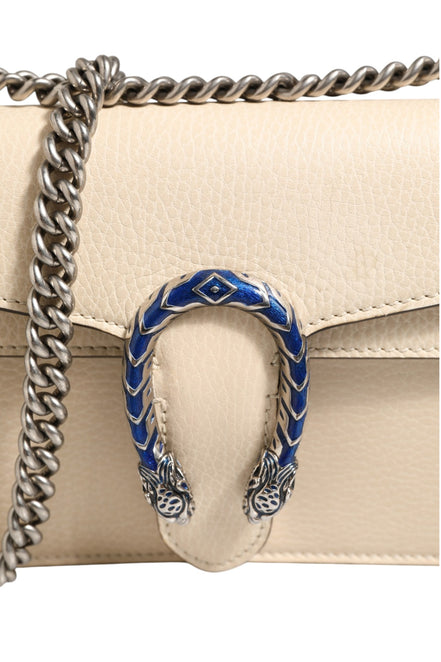 Gucci Dionysus White Leather Handbag