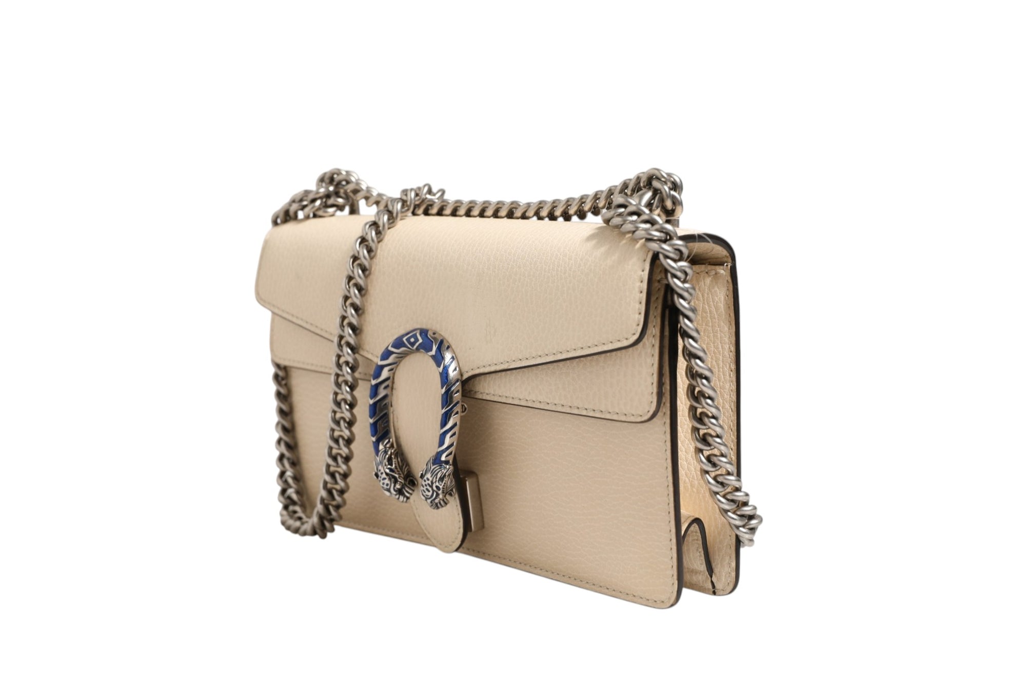 Gucci Dionysus White Leather Handbag