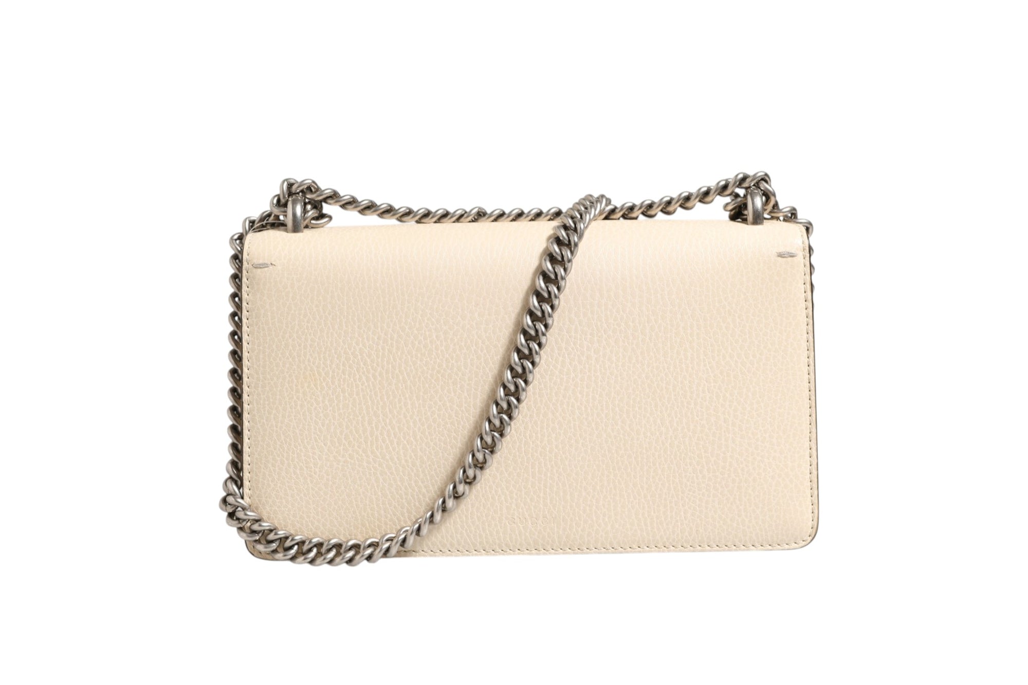 Gucci Dionysus White Leather Handbag
