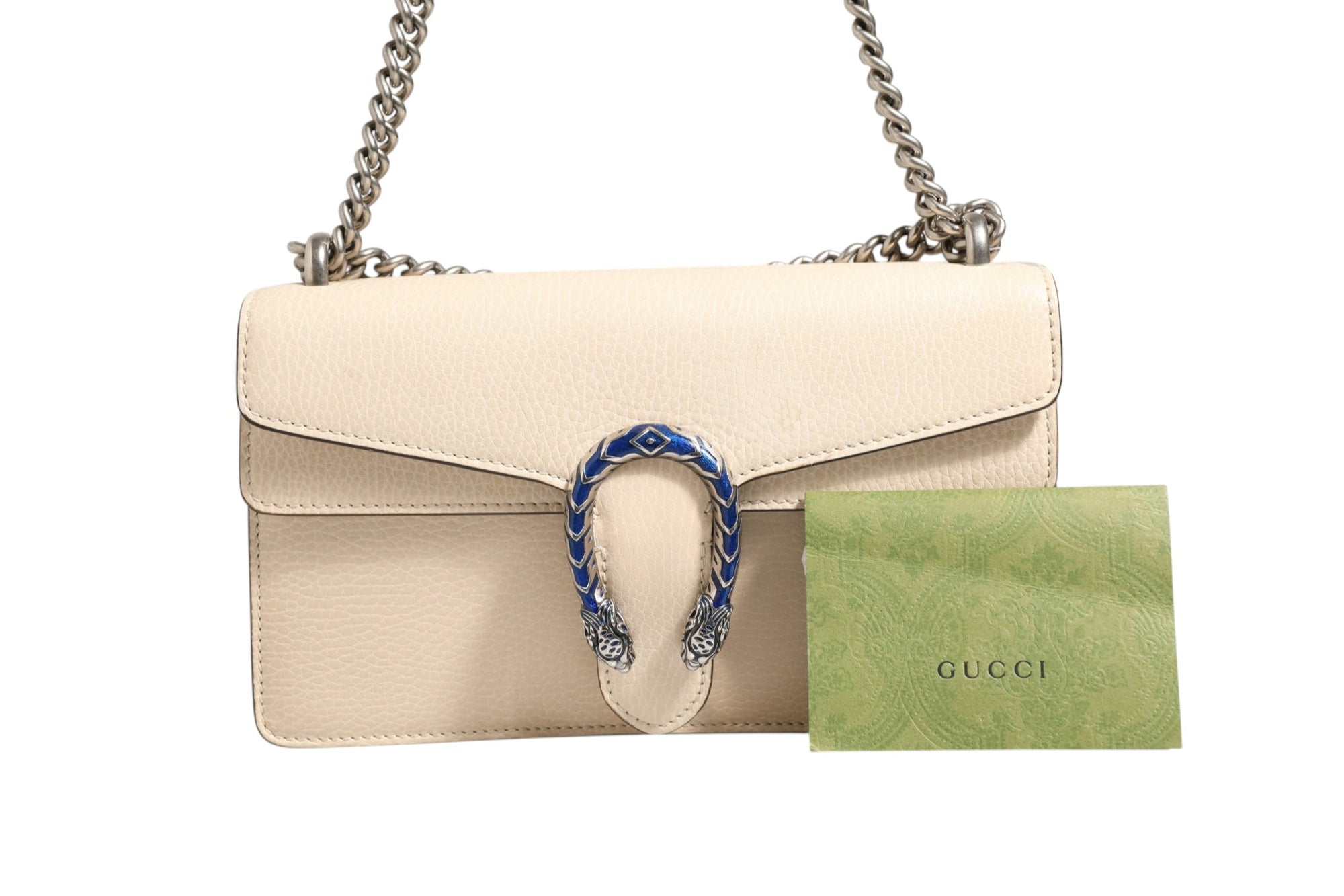 Gucci Dionysus White Leather Handbag