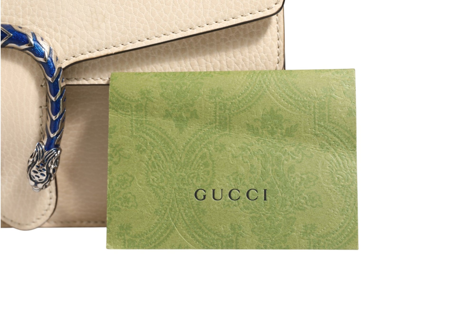 Gucci Dionysus White Leather Handbag