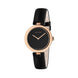 Gucci Black Leather Dress Watch