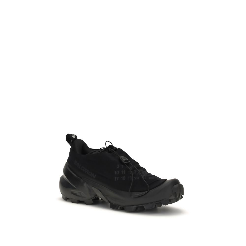 MM6 Black Nylon Athletic Sneakers