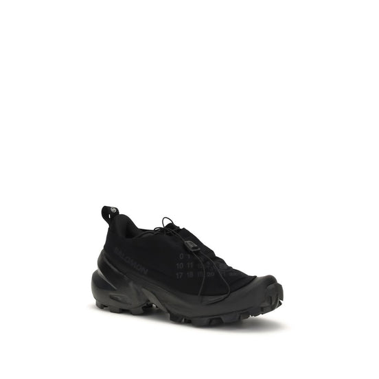 MM6 Black Nylon Athletic Sneakers