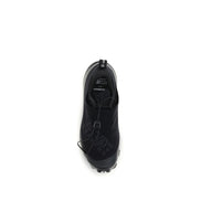 MM6 Black Nylon Athletic Sneakers