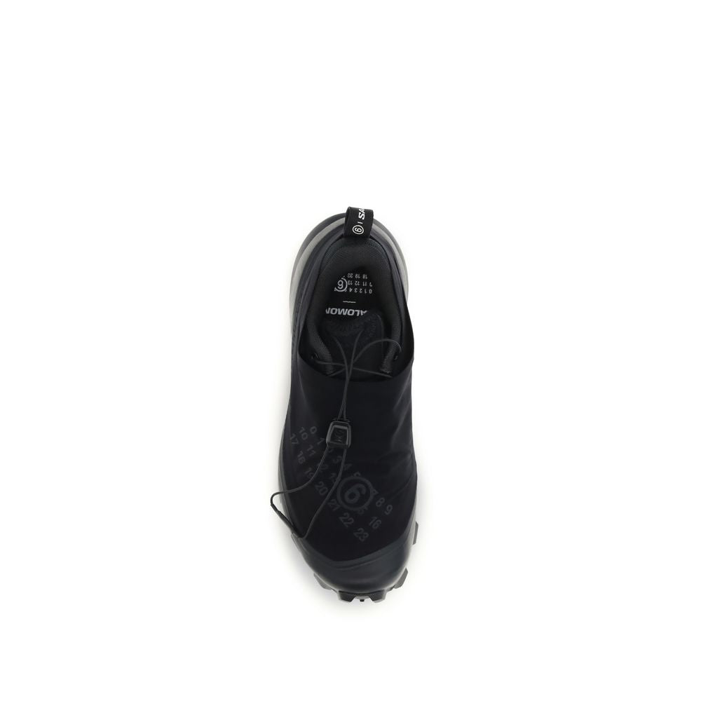 MM6 Black Nylon Athletic Sneakers