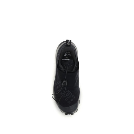 MM6 Black Nylon Athletic Sneakers