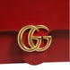 Gucci Marmont small shoulder bag in Rosso Ancora red leather