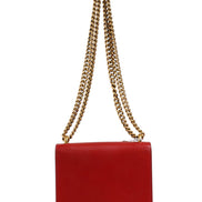 Gucci Marmont small shoulder bag in Rosso Ancora red leather