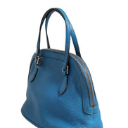 Gucci Blue Leather Dome Handbag
