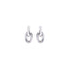 Rabanne Silver Resin Earrings