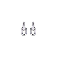 Rabanne Silver Resin Earrings