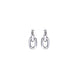 Rabanne Silver Resin Earrings