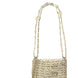 Rabanne Bicolor Brass Shoulder Bag