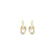 Rabanne Gold Resin Earrings