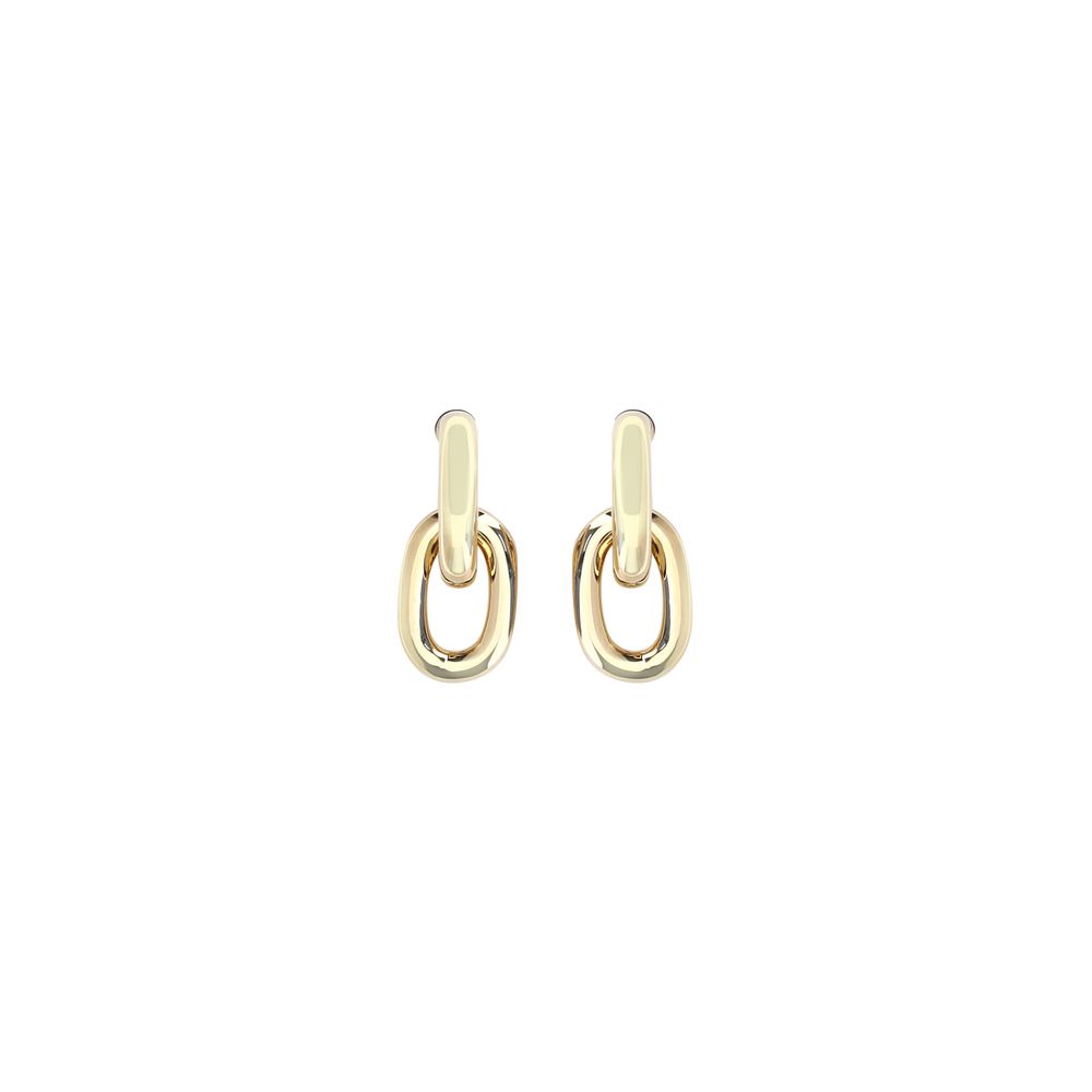 Rabanne Gold Resin Earrings