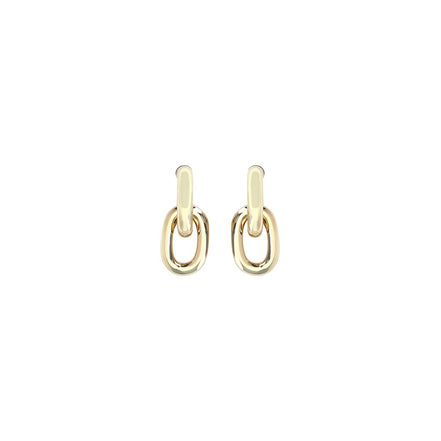 Rabanne Gold Resin Earrings
