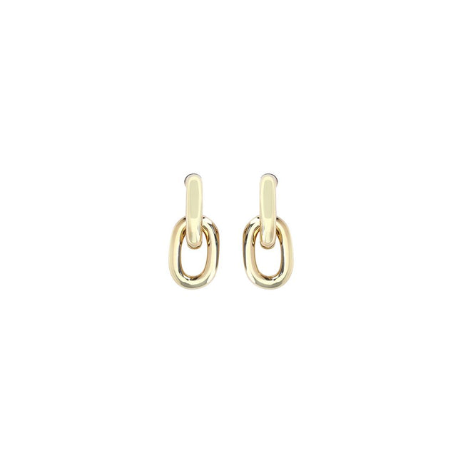 Rabanne Gold Resin Earrings