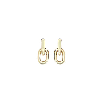 Rabanne Gold Resin Earrings
