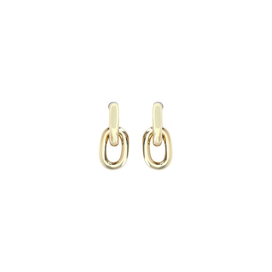 Rabanne Gold Resin Earrings