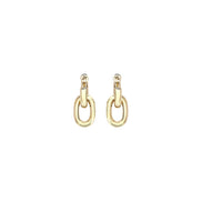 Rabanne Gold Resin Earrings
