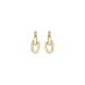 Rabanne Gold Resin Earrings
