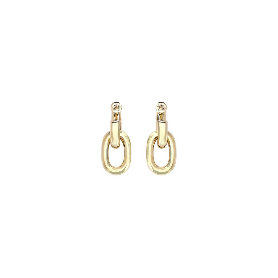 Rabanne Gold Resin Earrings