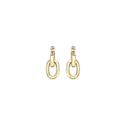 Rabanne Gold Resin Earrings