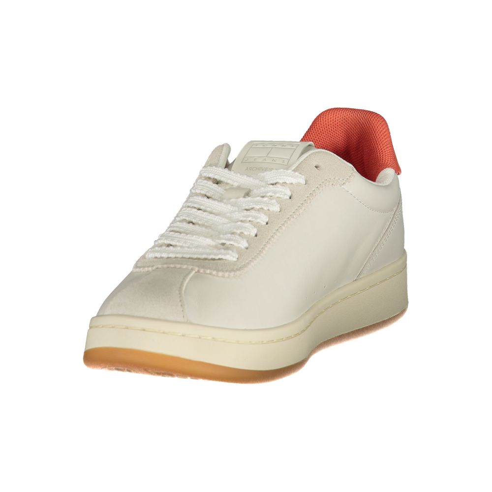 Tommy Hilfiger Beige Polyurethane Women's Sneaker